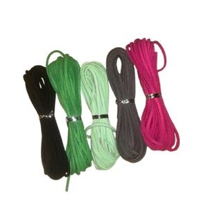 Suede Cord String Bundle – 5 Colors for Jewelry Making, Crafts & DIY Projects